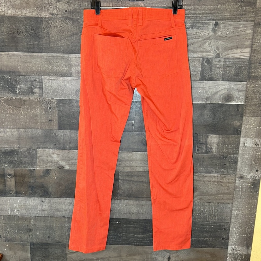 Nice Orange Slim Fit Oakley Slacks - Picture 4 of 7